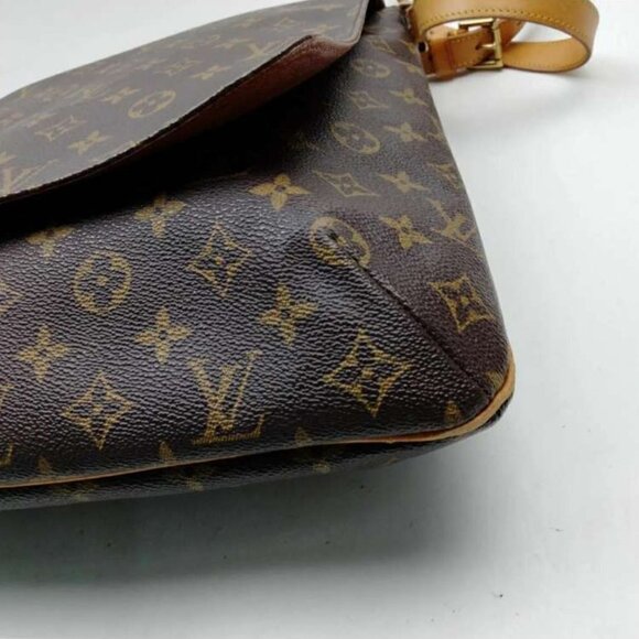 100% Authentic Louis Vuitton Musette Brown Monogram Shoulder Bag - Picture 6 of 9